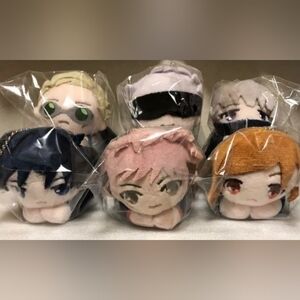 Jujutsu kaisen plush hug charm keychain toy clip blind bag